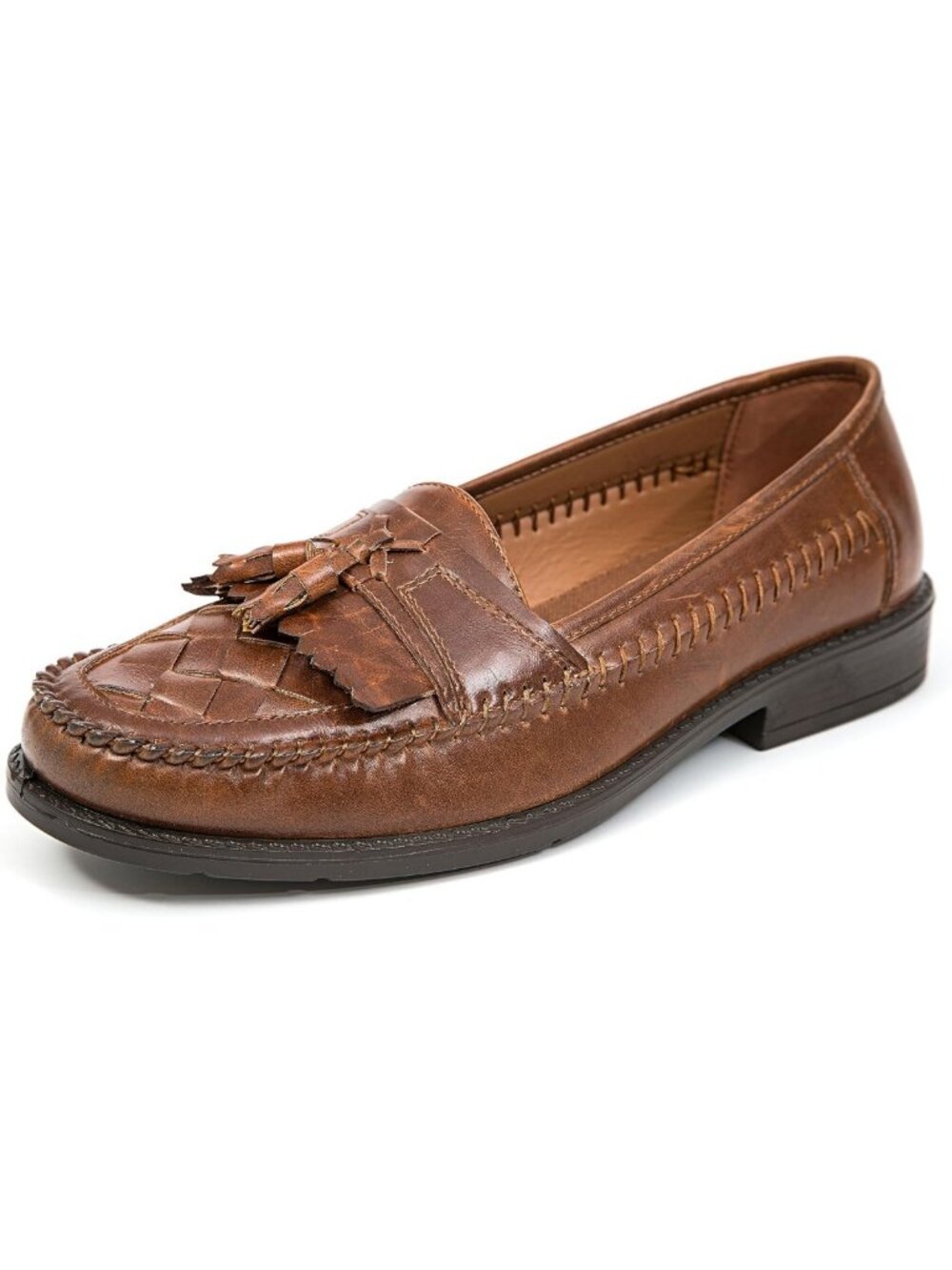Stylish Men's Kiltie Tassel Dress Loafers - Formal, Casual, Retro, Work - Jet